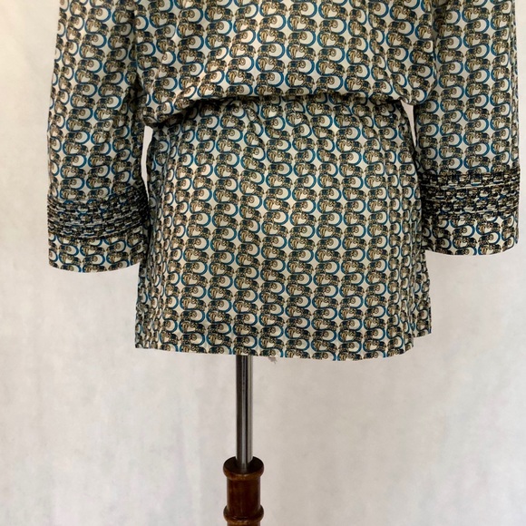 Tory Burch Adelaide Elephant Pattern Tunic - Picture 6 of 8